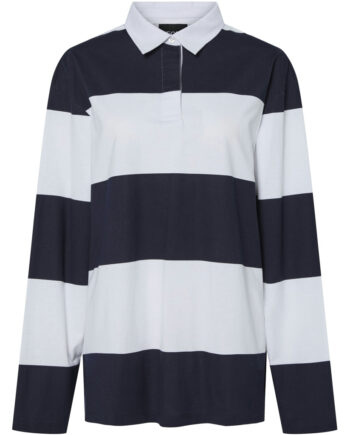 Pieces Dame Polo Pcfrida Maritime Blue White