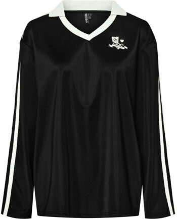 Pieces Dame Polo Pcgrace Black Bright White