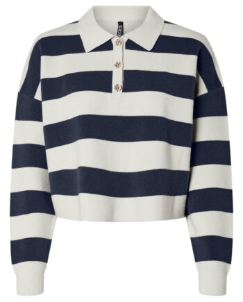Pieces Dame Polo Pcjassy Maritime Blue