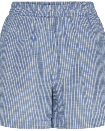 Pieces Dame Shorts Pcapia Coronet Blue Stripes Bright White