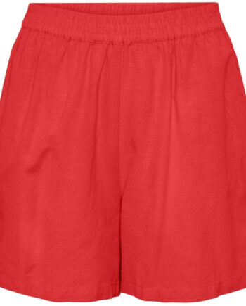 Pieces Dame Shorts Pcmilano Poppy Red
