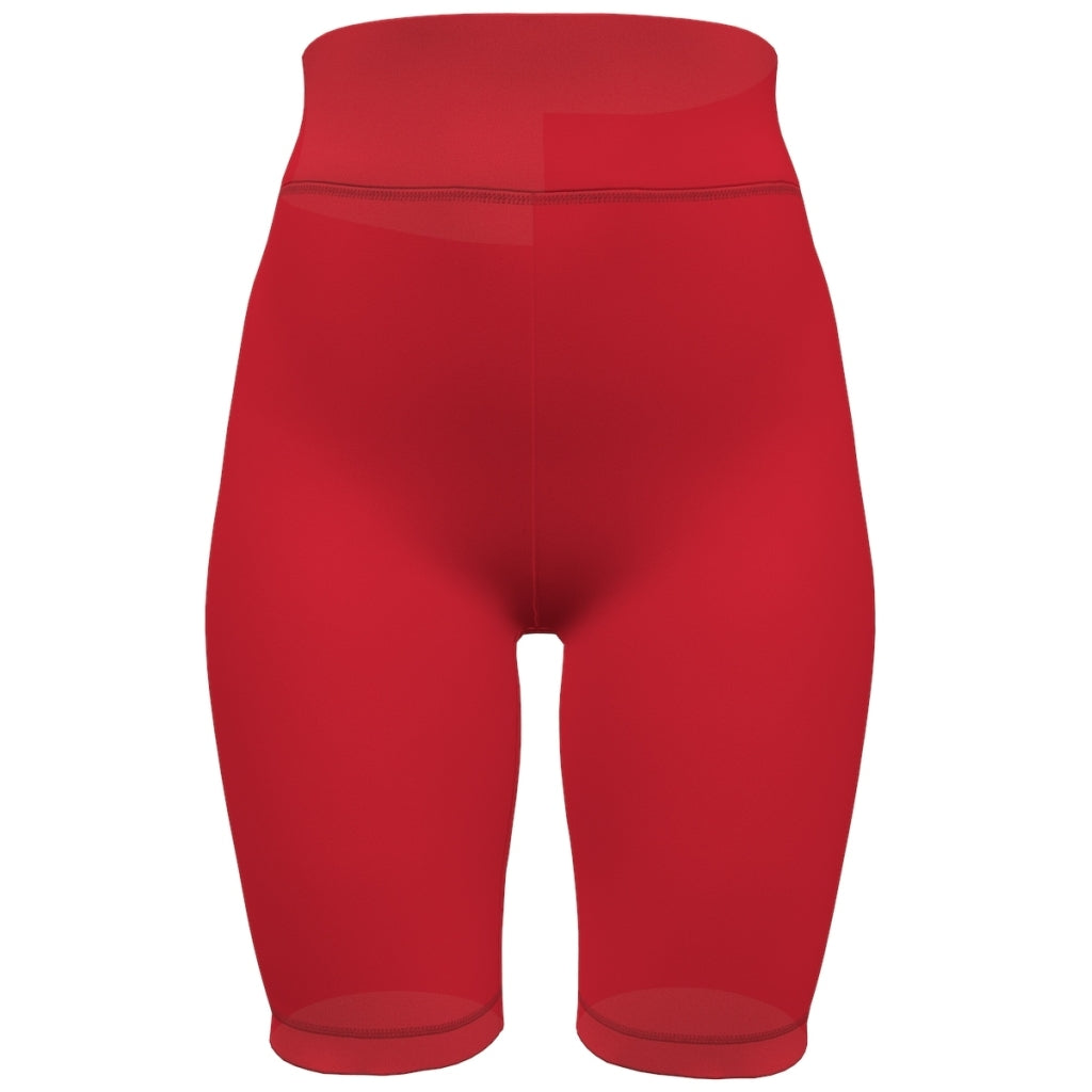 Pieces Dame Shorts Pcminni High Risk Red
