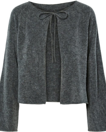 Pieces Dame Strik Cardigan Pcjiko Medium Grey Melange