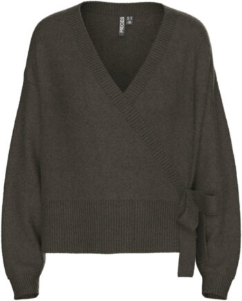 Pieces Dame Strik Cardigan Pcmalou Hot Fudge