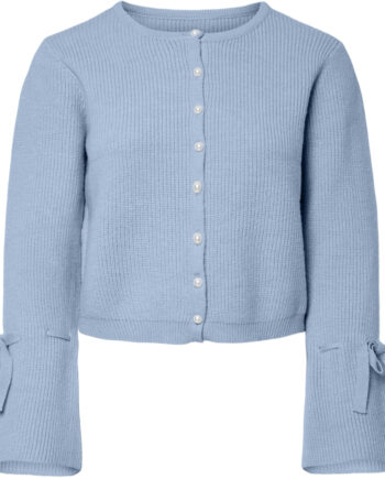 Pieces Dame Strik Cardigan Pcrikke Cashmere Blue