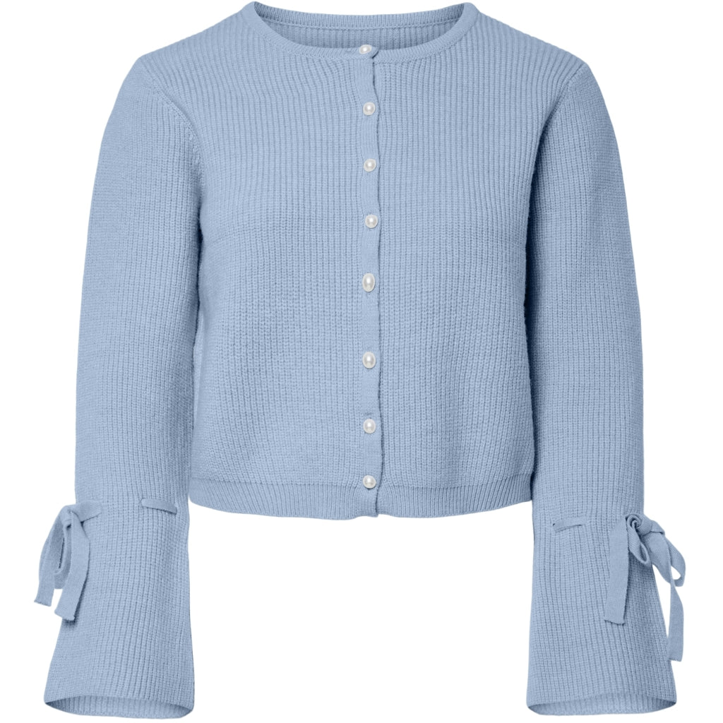 Pieces Dame Strik Cardigan Pcrikke Cashmere Blue