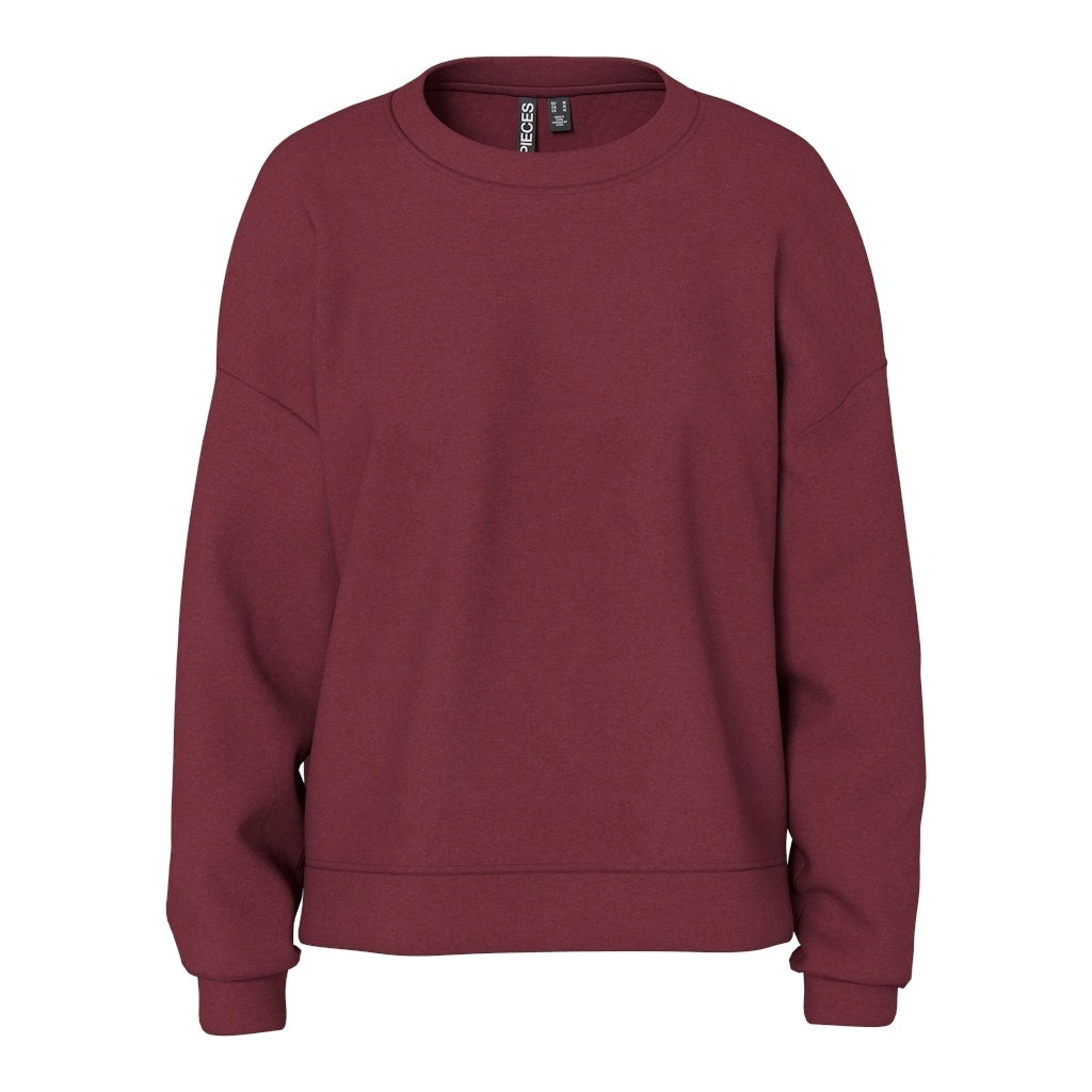 Pieces Dame Sweatshirt Pcchilli Tawny Port