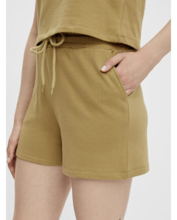 Pieces Dame Sweatshorts Pcchilli Summer Khaki