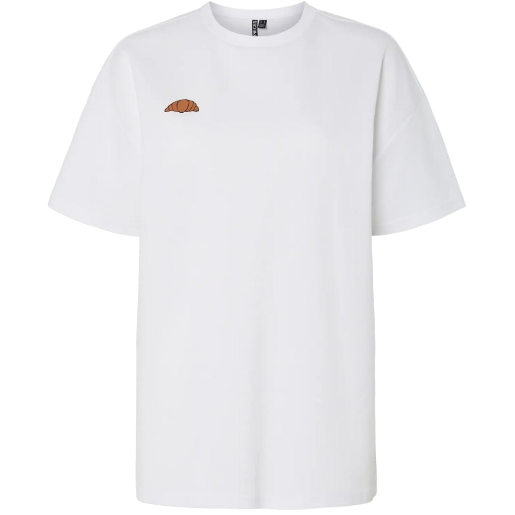 Pieces Dame -shirt Pcjelma Bright White Croissant