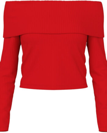 Pieces Dame Top Pclaya High Risk Red