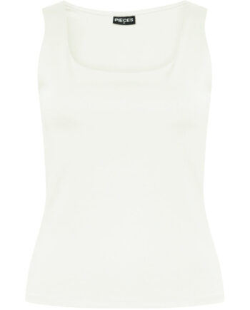 Pieces Dame Top Pcneja Bright White