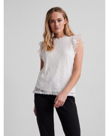 Pieces Dame Top Pcolline Cloud Dancer