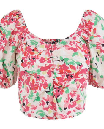 Pieces Dame Top Pcshadow Fuchsia Purple Flowers