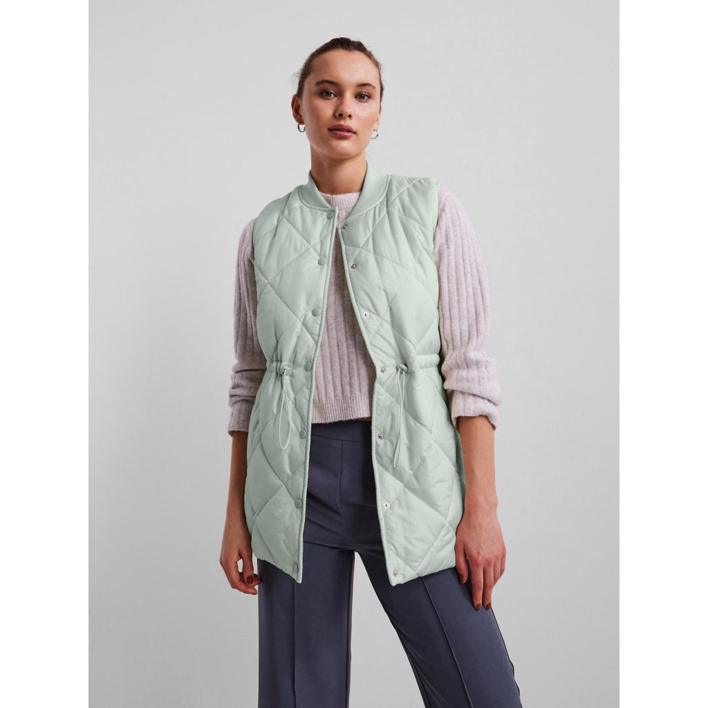 Pieces Dame Vest Pcbee Slit Green