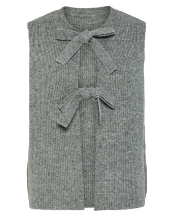 Pieces Dame Vest Pcsilly Medium Grey Melange