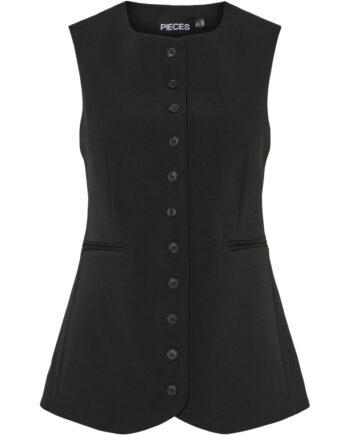 Pieces Dame Vest Pctempre Black