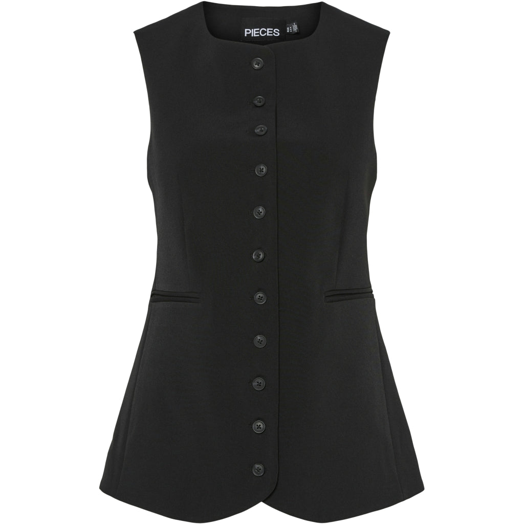Pieces Dame Vest Pctempre Black