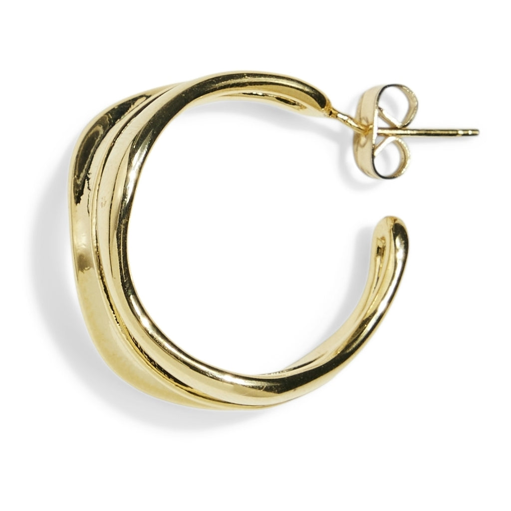 Pieces Dame øreringe Fpalpa Gold Colour