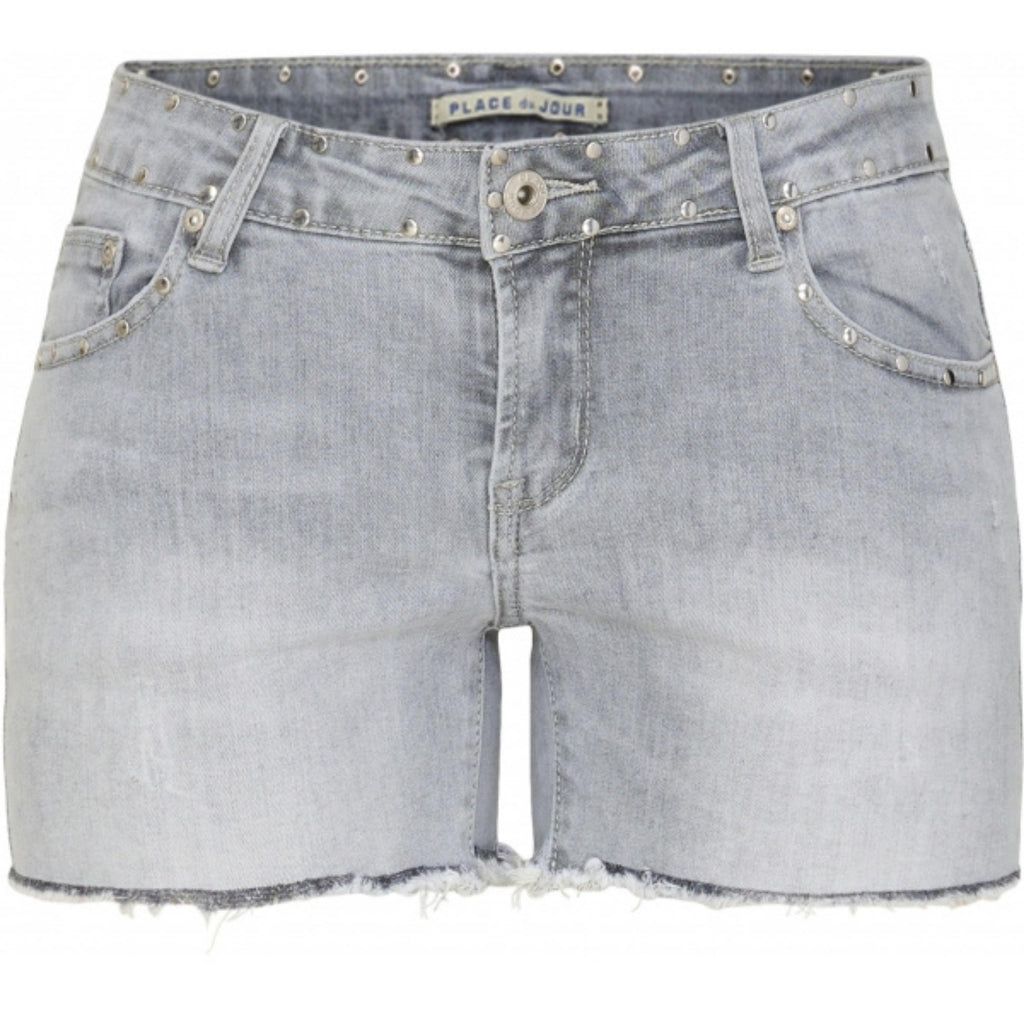Place Du Jour Dame Shorts 1619-gj Grey Denim