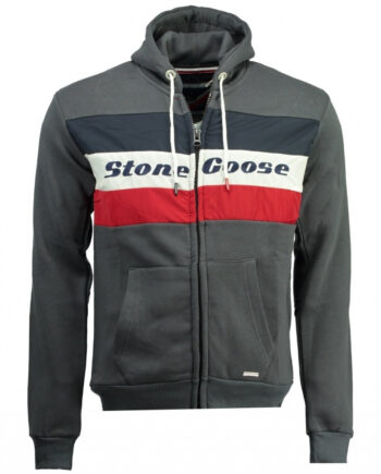 Sweatshirt Stone Goose Herre Fagoose Dark Grey