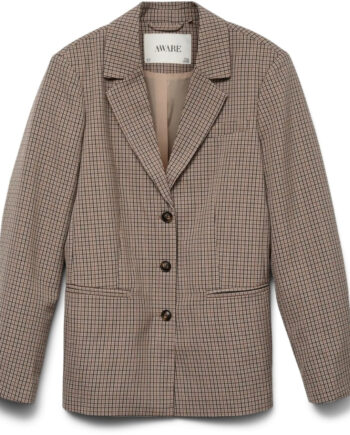 Vero Moda Dame Blazer Awsimma Beaver Fur Black And Root Beer