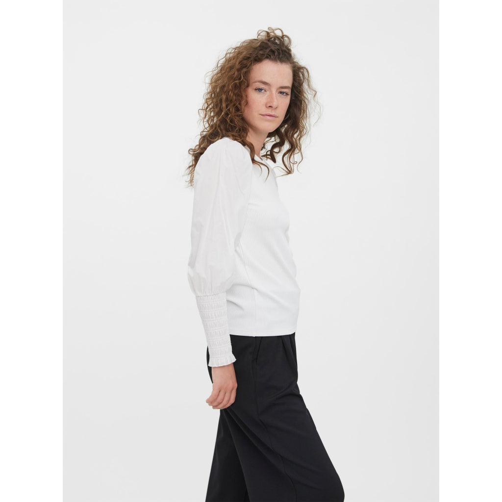 Vero Moda Dame Bluse Vmdona Snow White