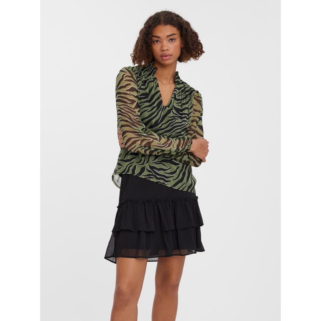 Vero Moda Dame Bluse Vmkaya Loden Frost Gigi