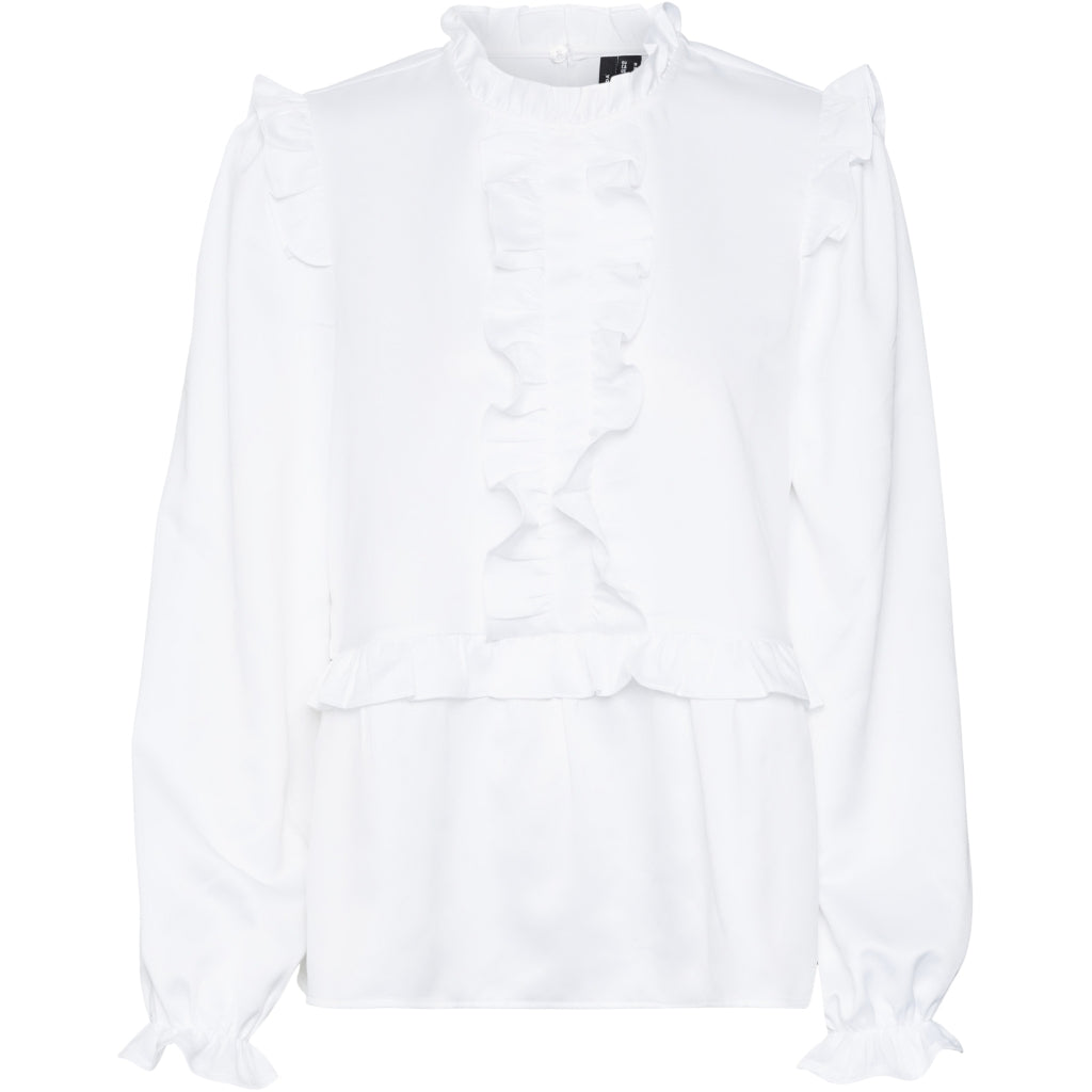 Vero Moda Dame Bluse Vmmerle Bright White