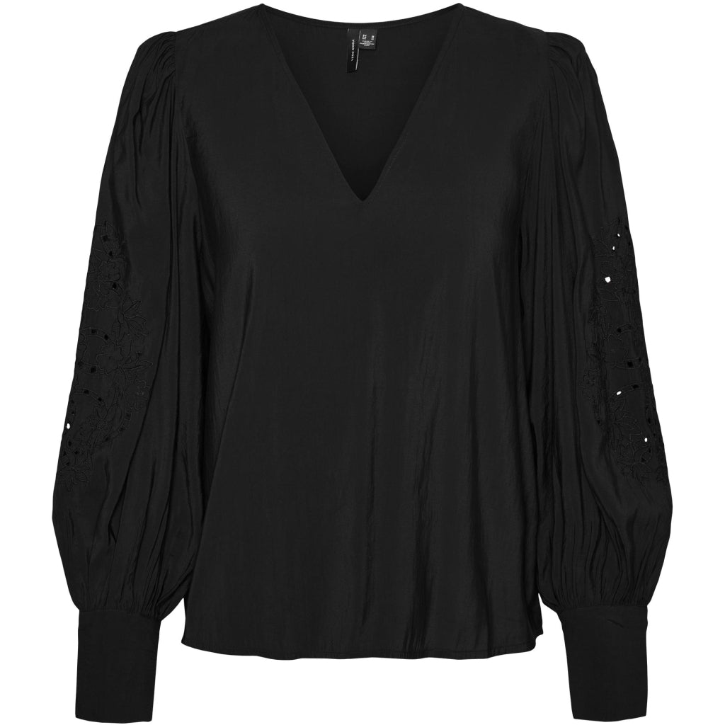 Vero Moda Dame Bluse Vmsani Black
