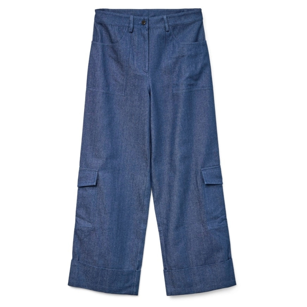 Vero Moda Dame Bukser Vmcarla Blue Indigo