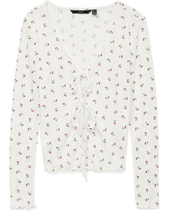 Vero Moda Dame Cardigan Vmmarie Snow White Cherry