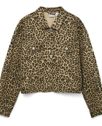 Vero Moda Dame Jakke Vmtallulah Silver Mink Leopard