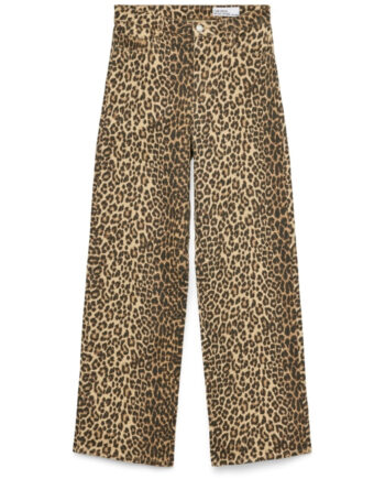 Vero Moda Dame Jeans Vmtessa Silver Mink Leopard