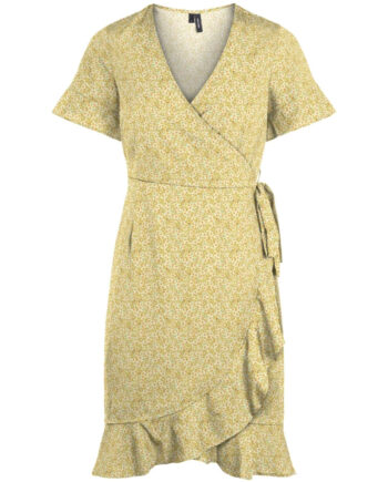 Vero Moda Dame Kjole Vmhenna Birch Yellow Hollo