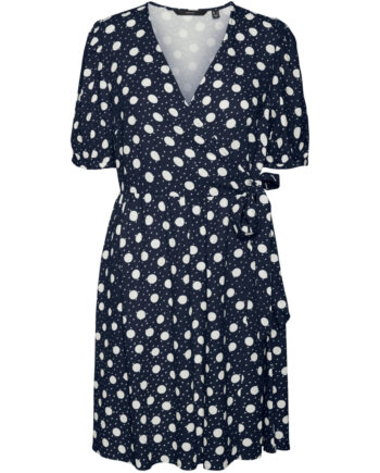 Vero Moda Dame Kjole Vmjesmilo Navy Blazer Snow White Dots