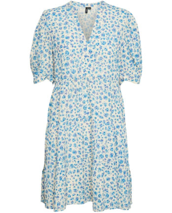 Vero Moda Dame Kjole Vmlyla Snow White Directoire Blue Flower