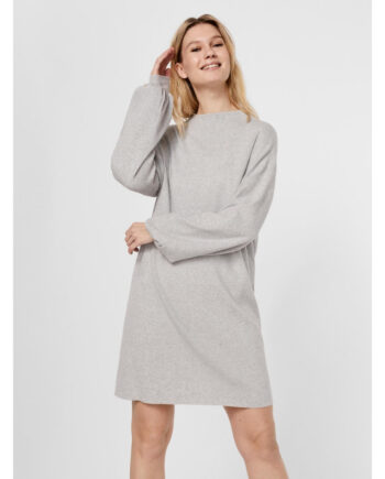 Vero Moda Dame Kjole Vmnancy Light Grey Melange