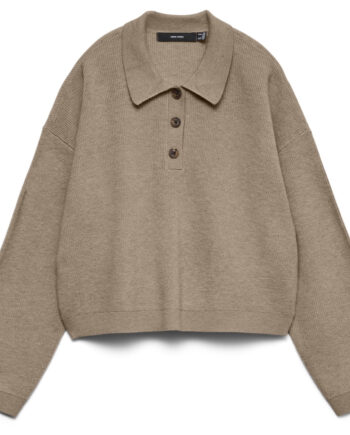 Vero Moda Dame Pullover Vmexciting Silver Mink Melange