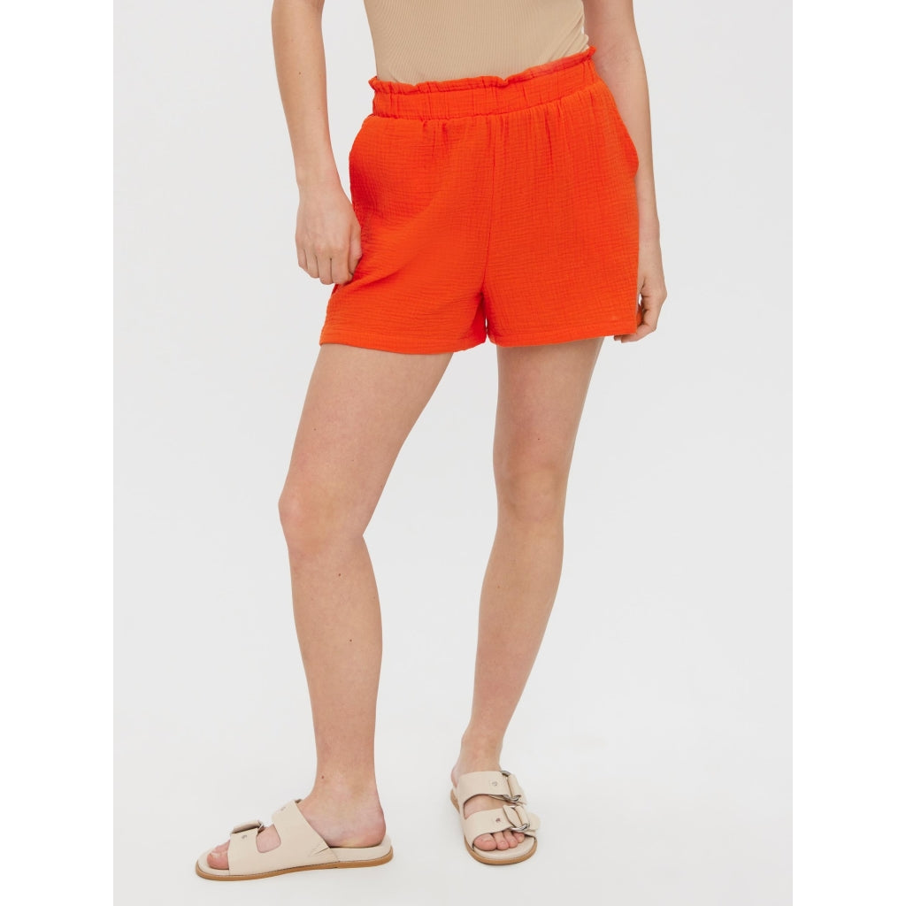 Vero Moda Dame Shorts Vmnatali Cherry Tomato