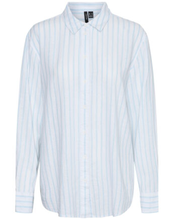 Vero Moda Dame Skjorte Vmlinn Snow White Olga Airy Blue