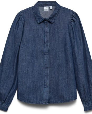 Vero Moda Dame Skjorte Vmnily Dark Blue Denim
