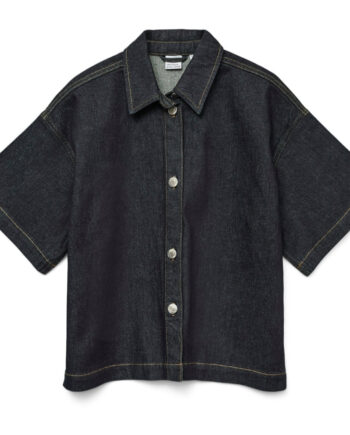 Vero Moda Dame Skjorte Vmtessa Dark Blue Denim