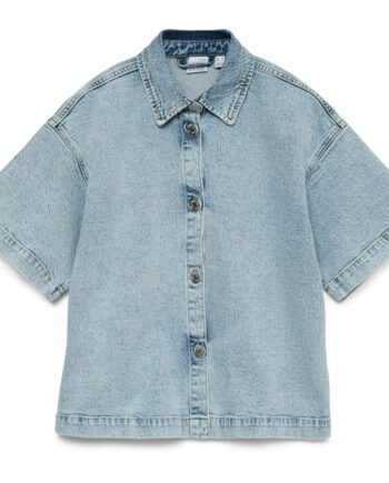 Vero Moda Dame Skjorte Vmtessa Light Blue Denim
