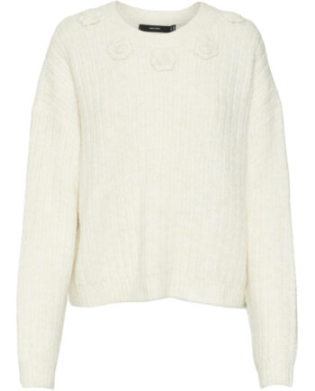 Vero Moda Dame Strik Vmaletta Birch    Melange