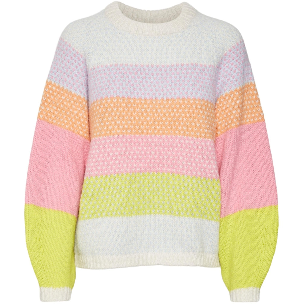 Vero Moda Dame Strik Vmcruz Birch Skyway Tangerine Sachet Sulphur