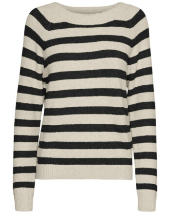 Vero Moda Dame Strik Vmdoffy Birch    Black Melange