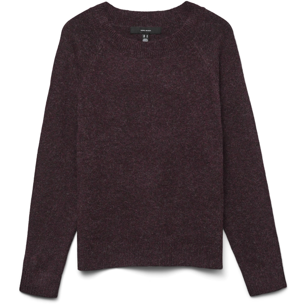 Vero Moda Dame Strik Vmdoffy Winetasting Detail:melange