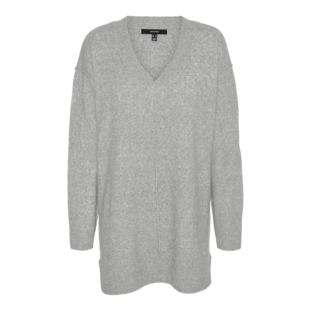 Vero Moda Dame Strik Vmesti Light Grey Melange
