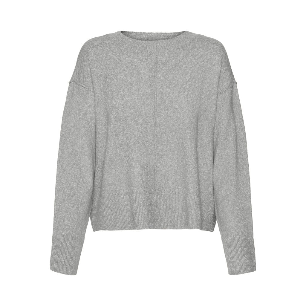 Vero Moda Dame Strik Vmesti Light Grey Melange