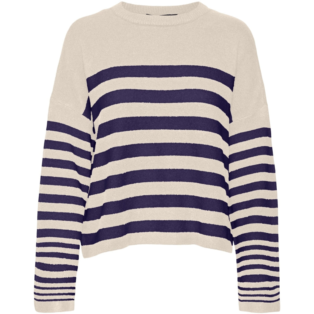 Vero Moda Dame Strik Vmhurricane Birch Astral Aura